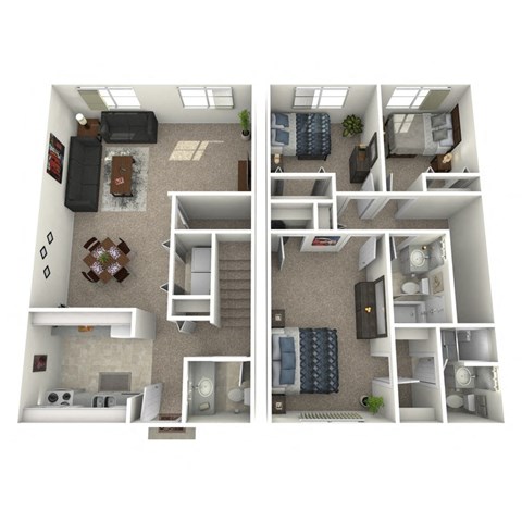 4915 Belle Chase Blvd. 1-3 Beds Apartment, Townhouse for Rent - Photo Gallery 13